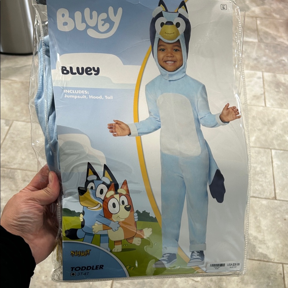 Bluey Toddler Costume - Light Blue